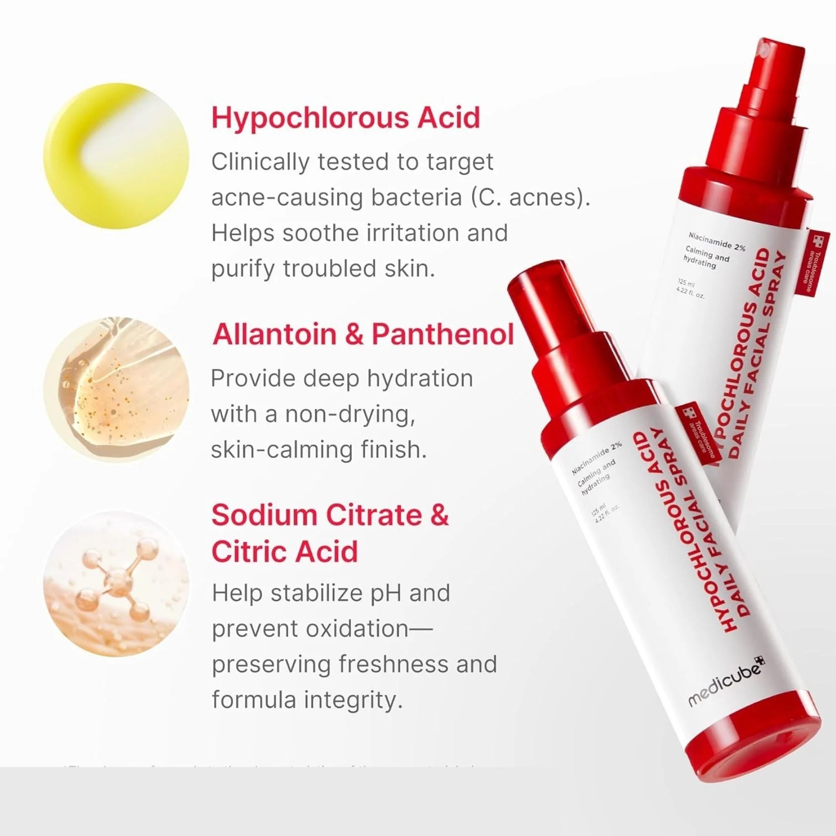 Medicube Hypochlorous Acid Daily Facial Spray – 125ml Medicube