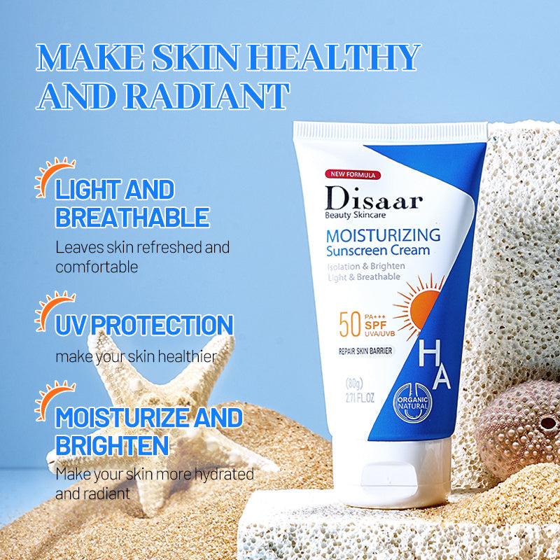 Disaar HA Moisturizing Sunscreen Cream - 80g Disaar