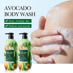 Sadoer Avocado Body Wash Natural Avocado Extracts - 400ml Sadoer