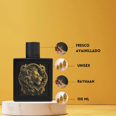 Rayhaan Lion Eau de Parfum 100 ml - Men's Aromatic Spicy Perfume