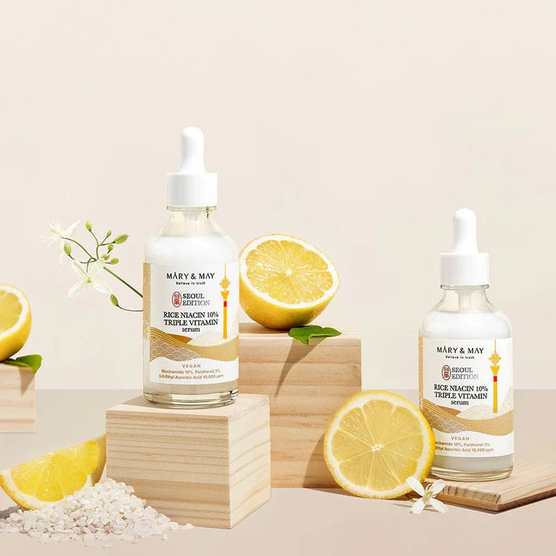 Mary & May Vegan Rice Niacin 10% Triple Vitamin Serum - 80ml Mary & May