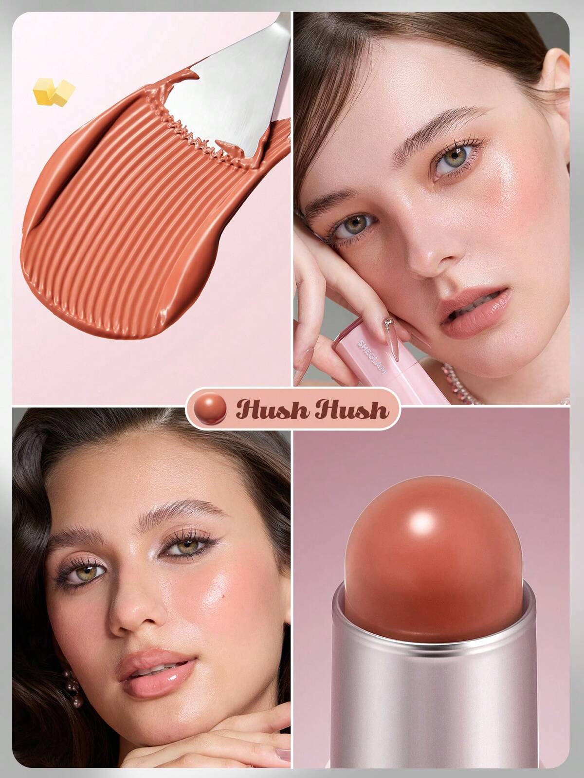 SHEGLAM Buttery Bliss Blush Stick Hush Hush SHEGLAM