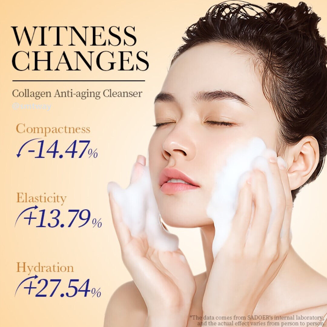 Sadoer Collagen Anti Aging Cleanser - 100g Sadoer