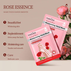 Sadoer Moisturizing Hand Mask - Damask Rose Essence - 35g Sadoer