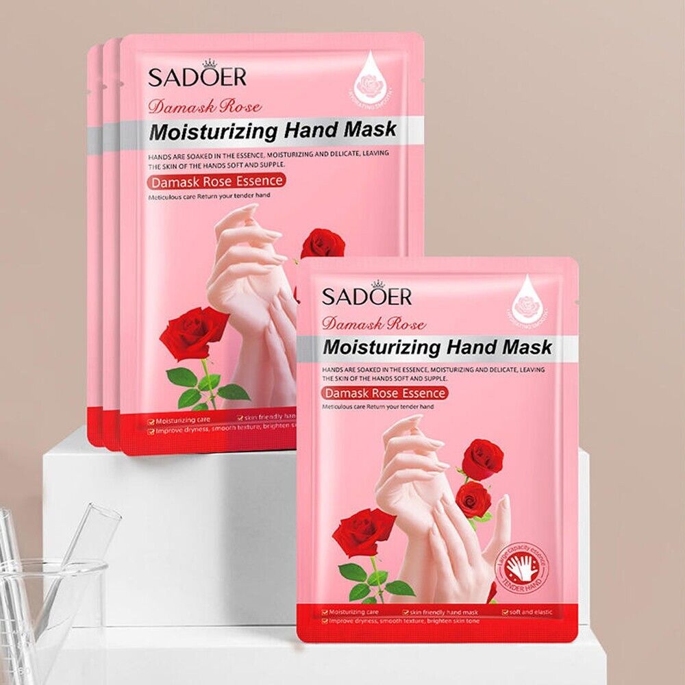 Sadoer Moisturizing Hand Mask - Damask Rose Essence - 35g Sadoer