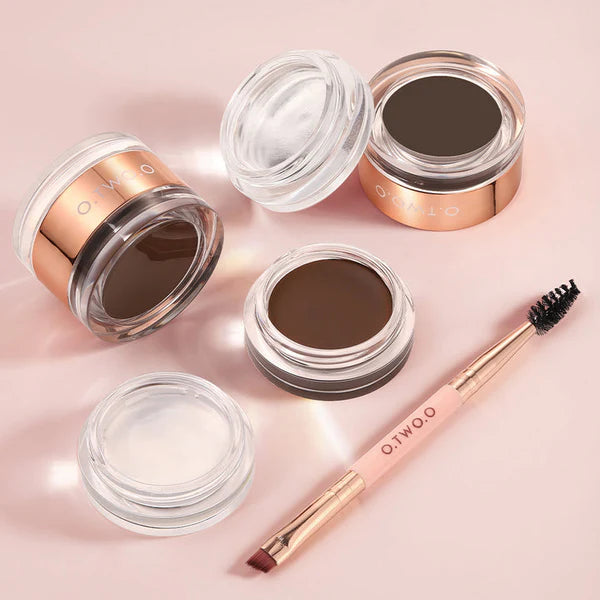 O.two.o 2 IN 1 Eyebrow Wax Brow Cream Eyebrow Enhancer Supplier - 4.5g + 3.8g O.TWO.O