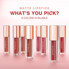 O.TWO.O New Waterproof Matte Long-wearing Lip Mud Highpigment Lip Gloss O.TWO.O