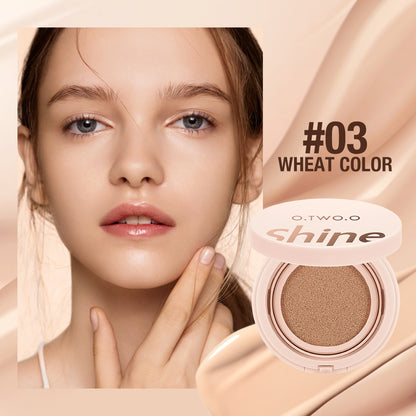 O.TWO.O Shine Air Cushion BB Cream Foundation - 12.5g 03(WHEAT COLOR) O.TWO.O
