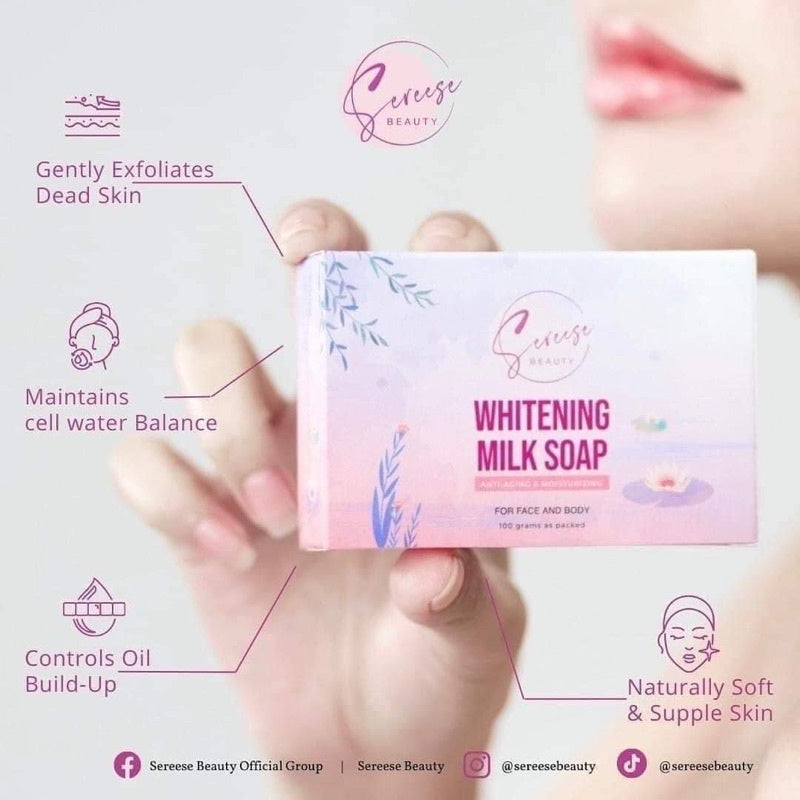 Sereese Beauty Whitening Milk Soap - 100g Sereese