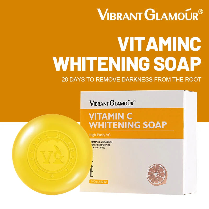 Vibrant Glamour Vitamin C Whitening Soap - 100gm Vibrant Glamour
