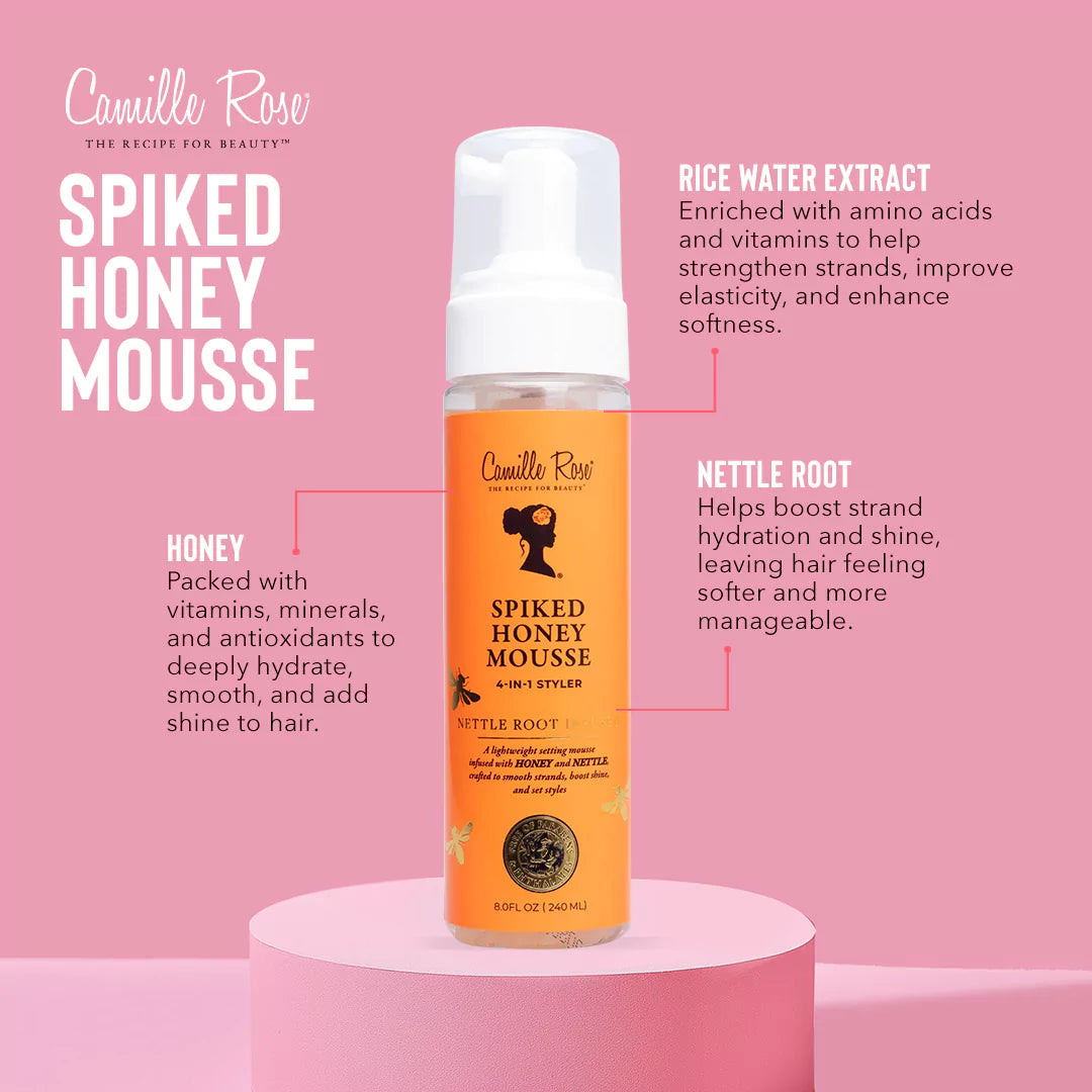 Camille Rose Spiked Honey Mousse 4-in-1 Styler 240?mL Camille Rose