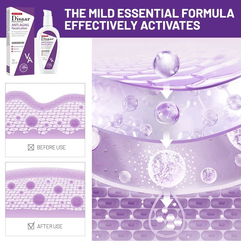 Disaar VA Anti-Aging Facial Lotion - 90g Disaar