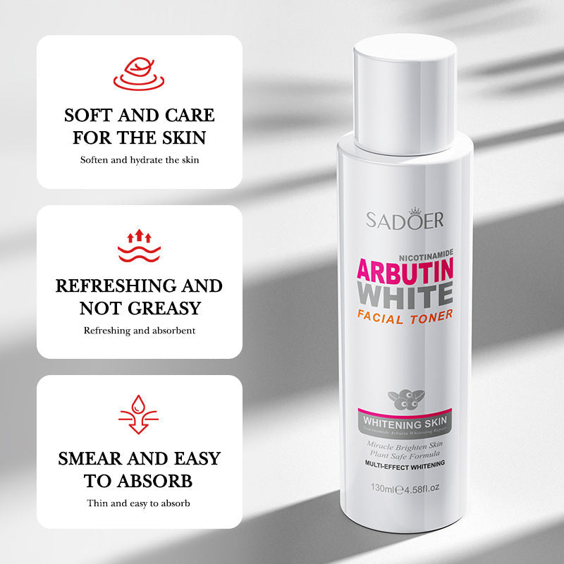 Sadoer Nicotinamide Arbutin White Facial Toner - 130ml Sadoer