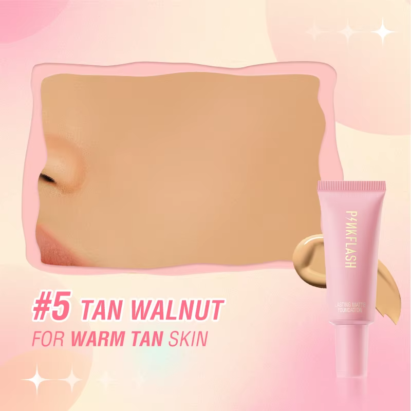 PinkFlash Lasting Matte Foundation 05 Tan Walnut PINKFLASH