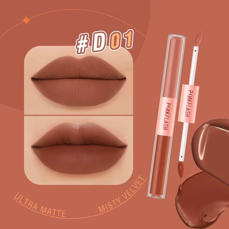 Pinkflash Duo Lipgloss D01 Pink Flash