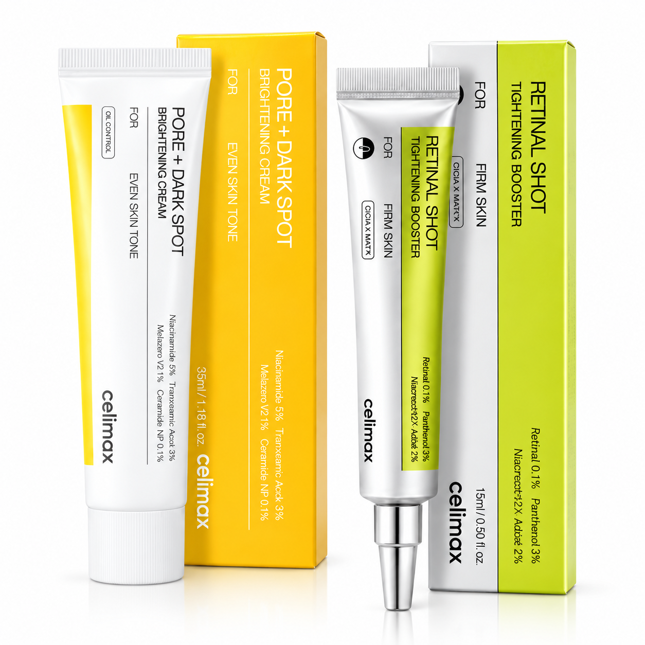 Celimax Brightening & Anti-Aging Duo Set - Dark Spot and Retinal Duo Celimax