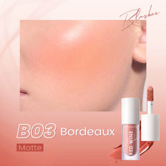 Focallure Hangover Red Wine Blusher - Liquid Cheek Colour