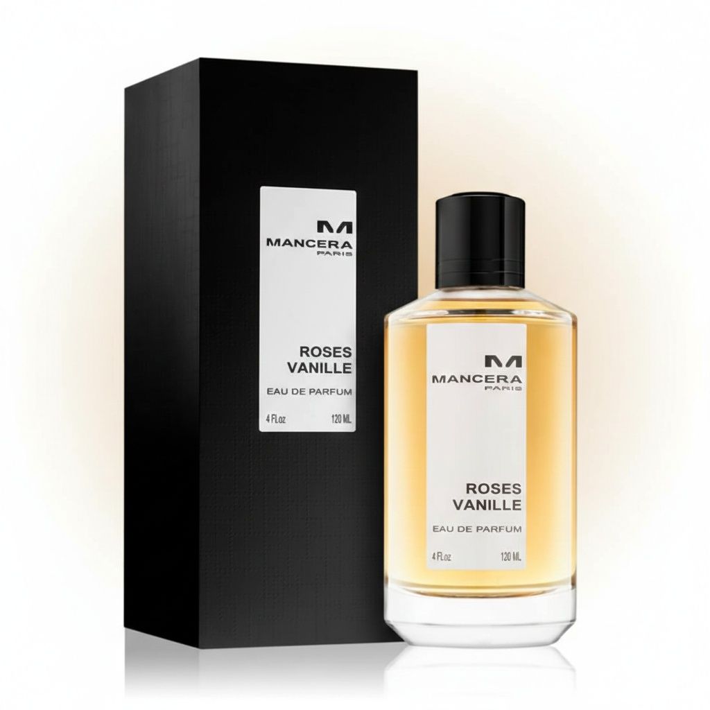 Mancera Roses Vanille 120 Ml - Sweet Oriental Floral Women'S Perfume Luxury Gourmand Long Lasting Fragrance Mancera