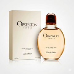 Calvin Klein Obsession For Men Eau De Toilette 125Ml - Warm Spicy Oriental Men'S Perfume Intense Sensual Long Lasting Fragrance Calvin