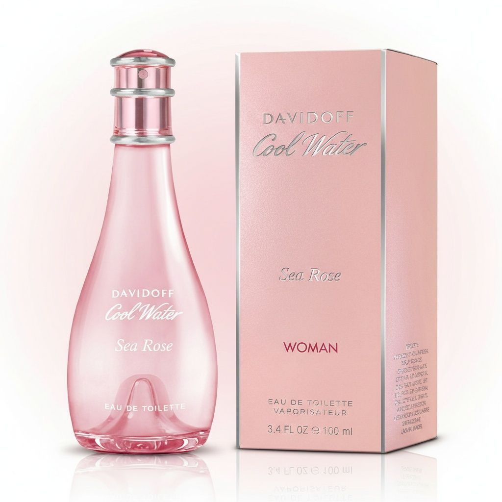 Davidoff Cool Water Sea Rose Women 100 Ml - Fresh Floral Aquatic Women'S Perfume Light Romantic Long Lasting Fragrance Davidoff