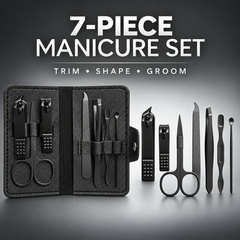 7-Piece Stainless Steel Nail Clipper Set Generic