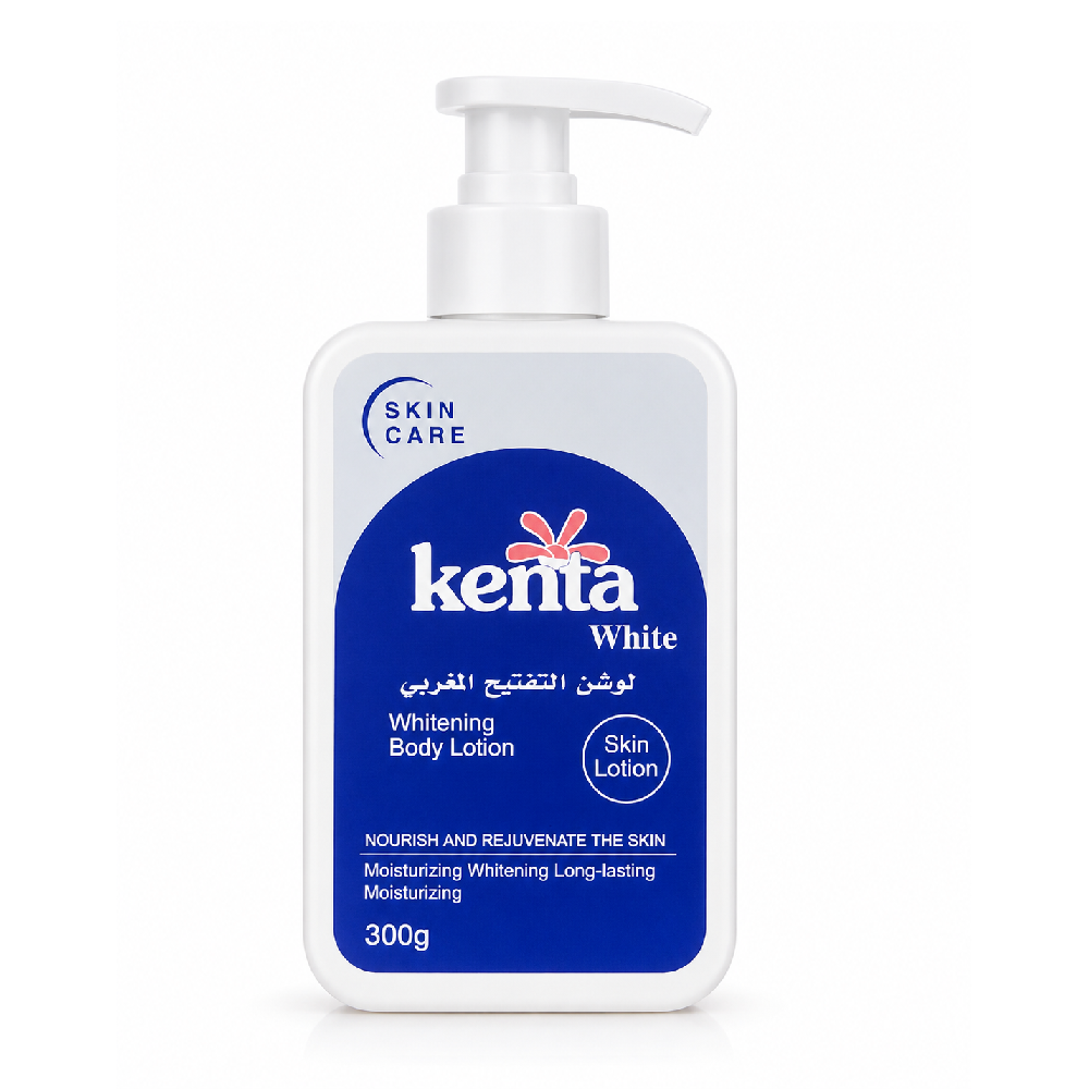 Kenta White Body Whitening Lotion - 300 G - Brightening Moisturizing Body Lotion For Dry Skin Daily Hydration Kenta