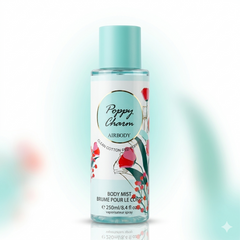 Airbody Airbody Poppy Charm Body Mist 250ml bottle and packaging