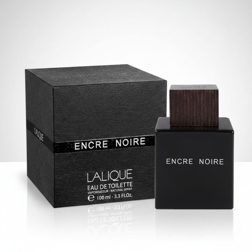 Lalique Encre Noire 100 Ml - Woody Vetiver Men'S Perfume Dark Elegant Long Lasting Signature Fragrance Lalique