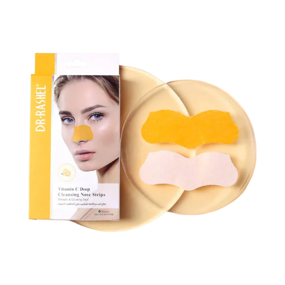 Dr.Rashel Vitamin C Deep Cleansing Nose Strip - 6 Pcs Sachet Box Glo Arabia