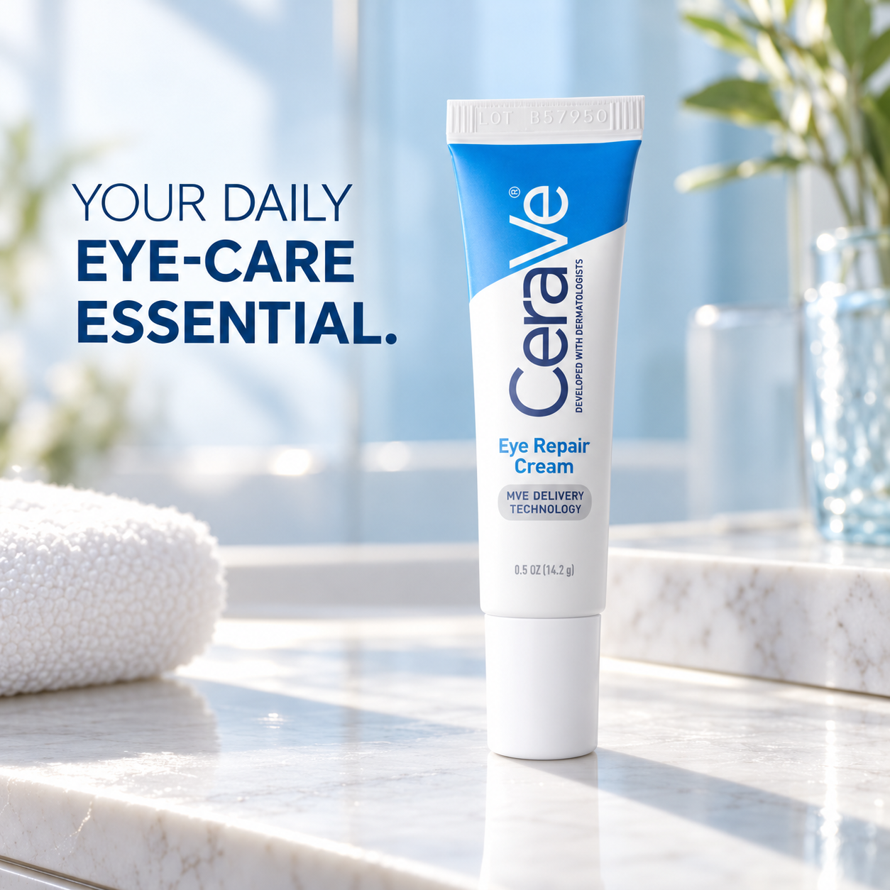 CeraVe Eye Repair Cream - Hydrating Dark Circle And Puffiness Repair Eye Cream For Sensitive Skin CeraVe