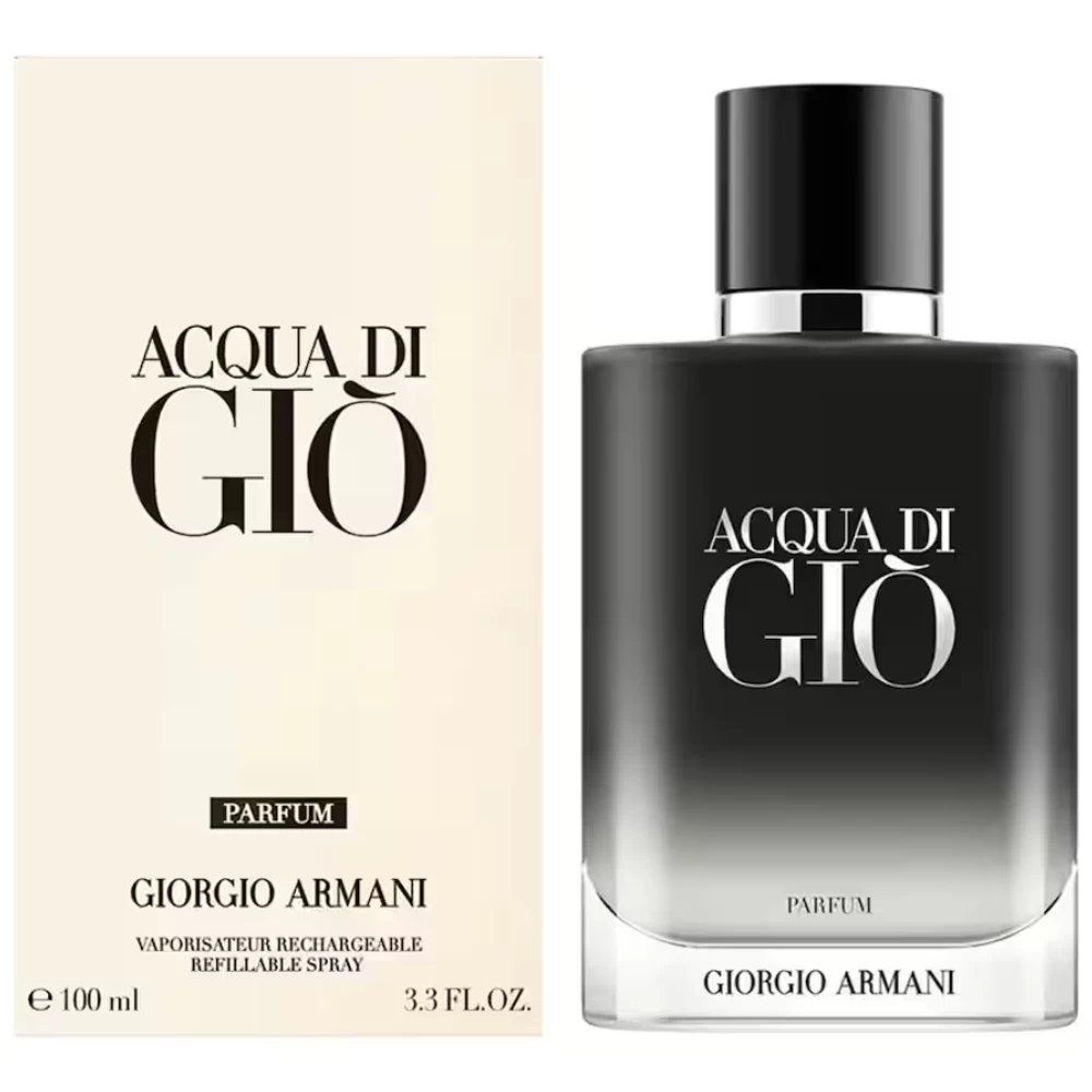 Giorgio Armani Acqua Di Gio Refillable 100 Ml - Fresh Aquatic Men'S Perfume Iconic Clean Long Lasting Luxury Fragrance Giorgio