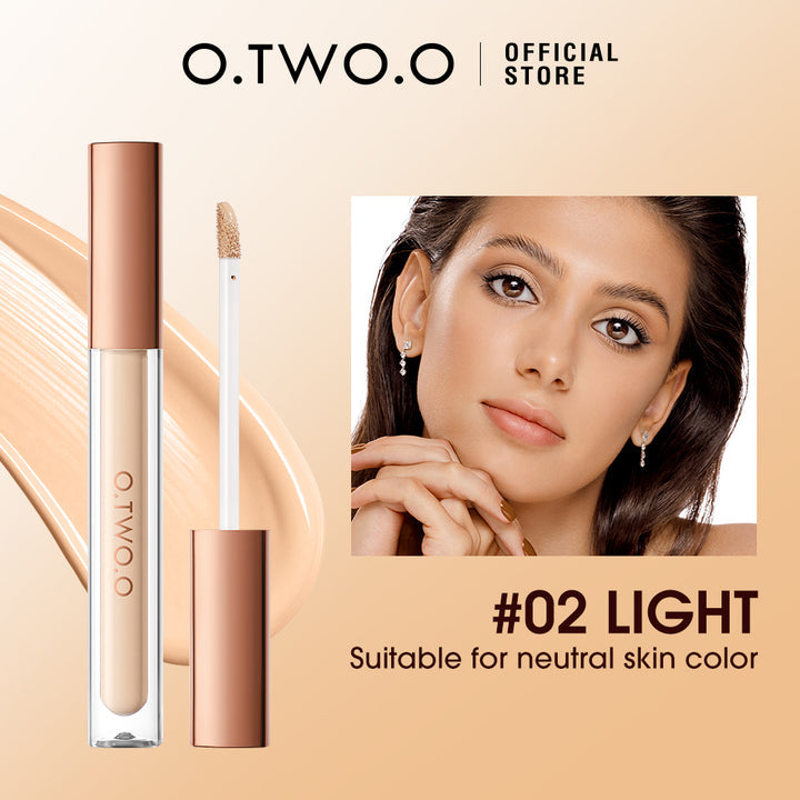 O.TWO.O Liquide Concealer High Coverage Long Lasting Face Base #02 O.TWO.O
