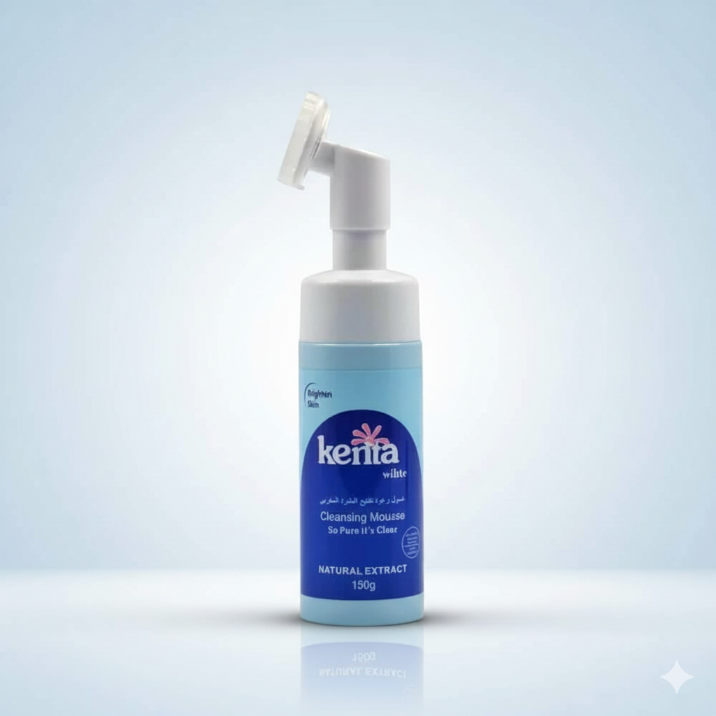 Kenta White Cleansing Mousse 150g Glo Arabia