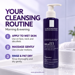 La Roche-Posay Mela B3 Clarifying Micro-Peeling Gel Cleanser for Dark Spots - 200 ml