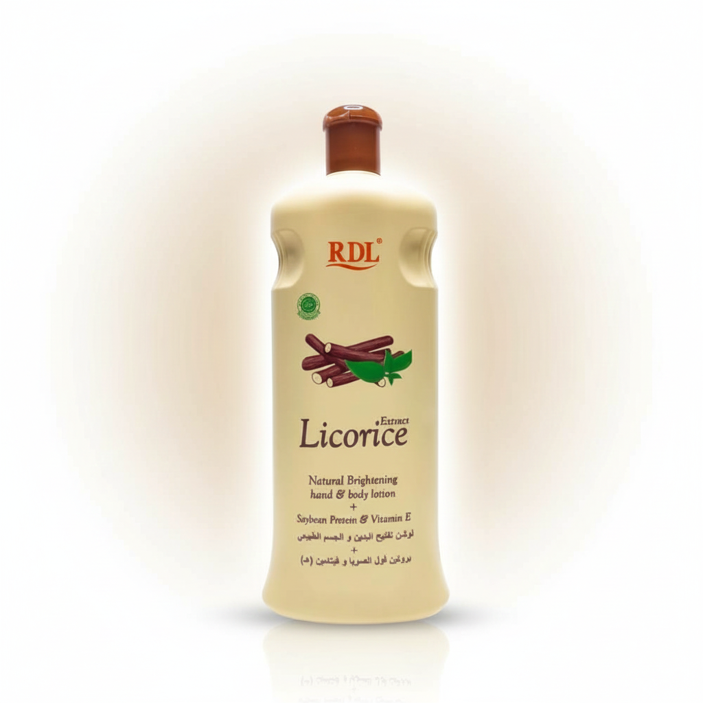 RDL Papaya Licorice Natural Brightening Hand & Body + Soybean Protein & Vitamin E Lotion - 600ml Glo Arabia