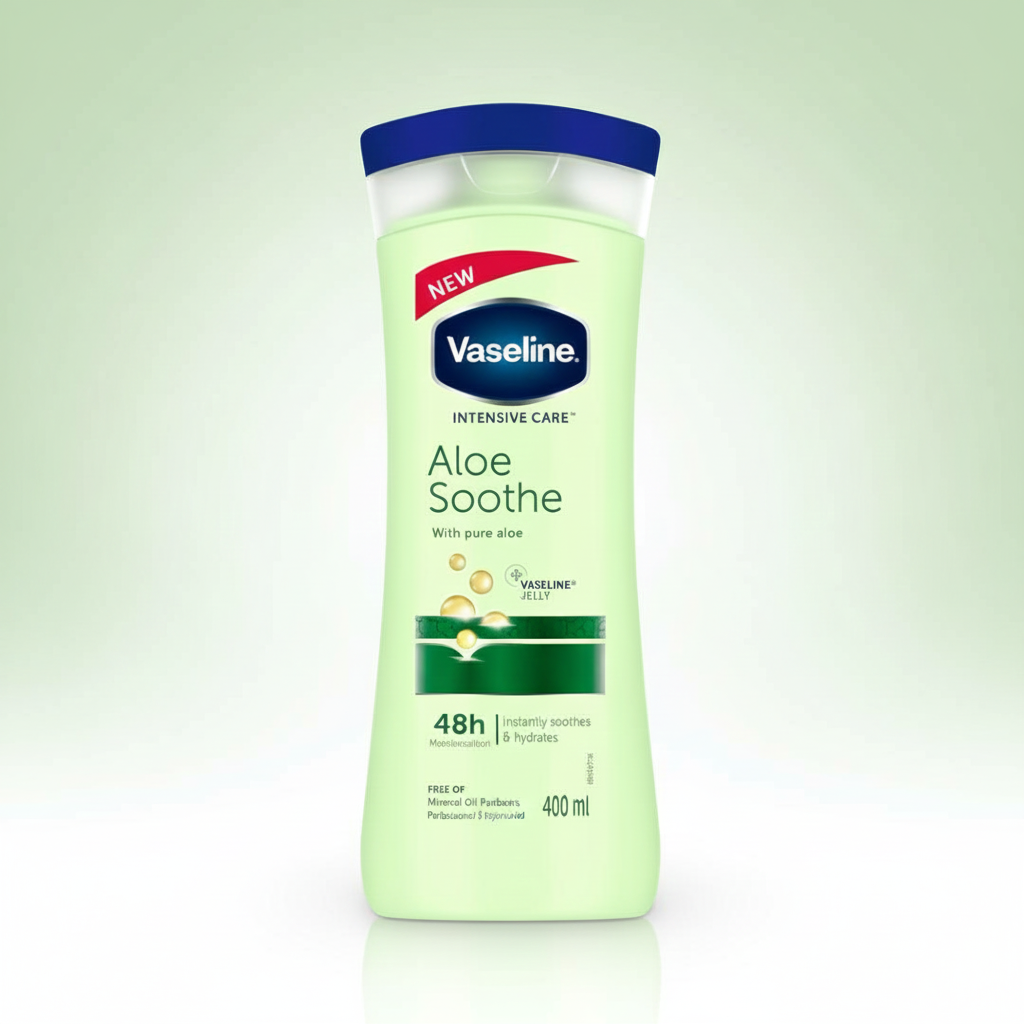 Vaseline Aloe Soothe Body Lotion - 400ml Glo Arabia