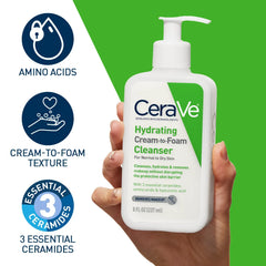Cerave Hydrating Cream-to-Foam Cleanser - 237ml CeraVe