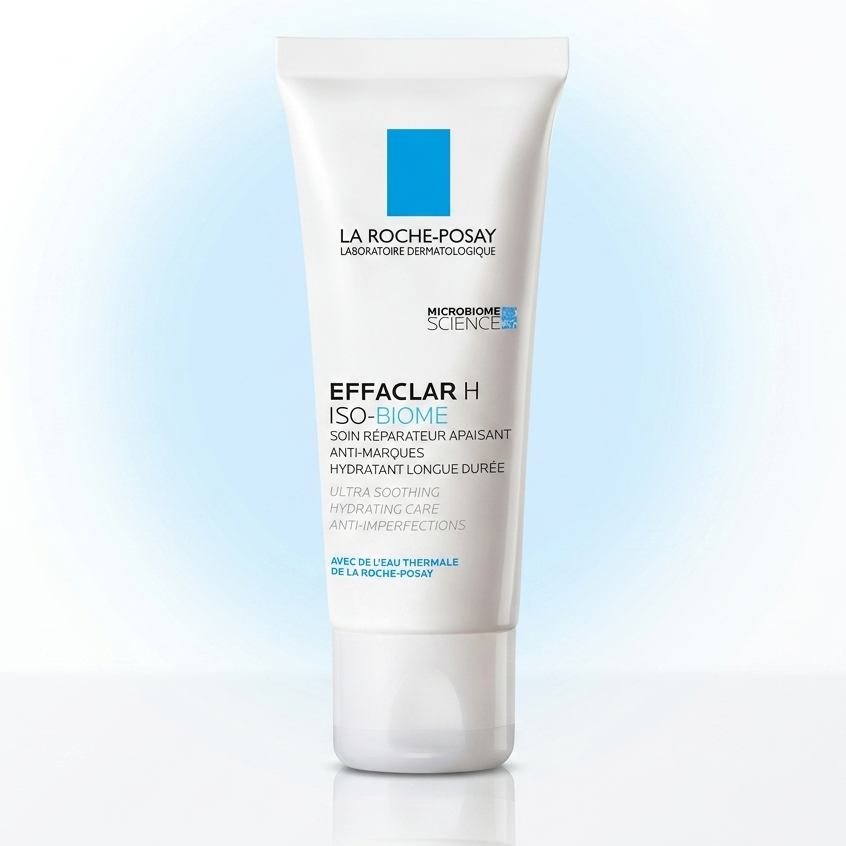 La Roche Posay Effaclar H Iso Biome 40Ml - Soothing Hydrating Repair Moisturizer For Acne Prone Sensitive Skin La Roche-Posay