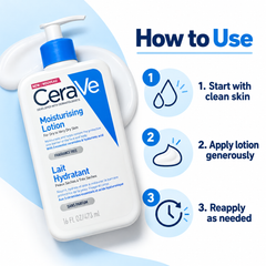 CeraVe Moisturising Lotion Lait Hydratant - 473 ml CeraVe