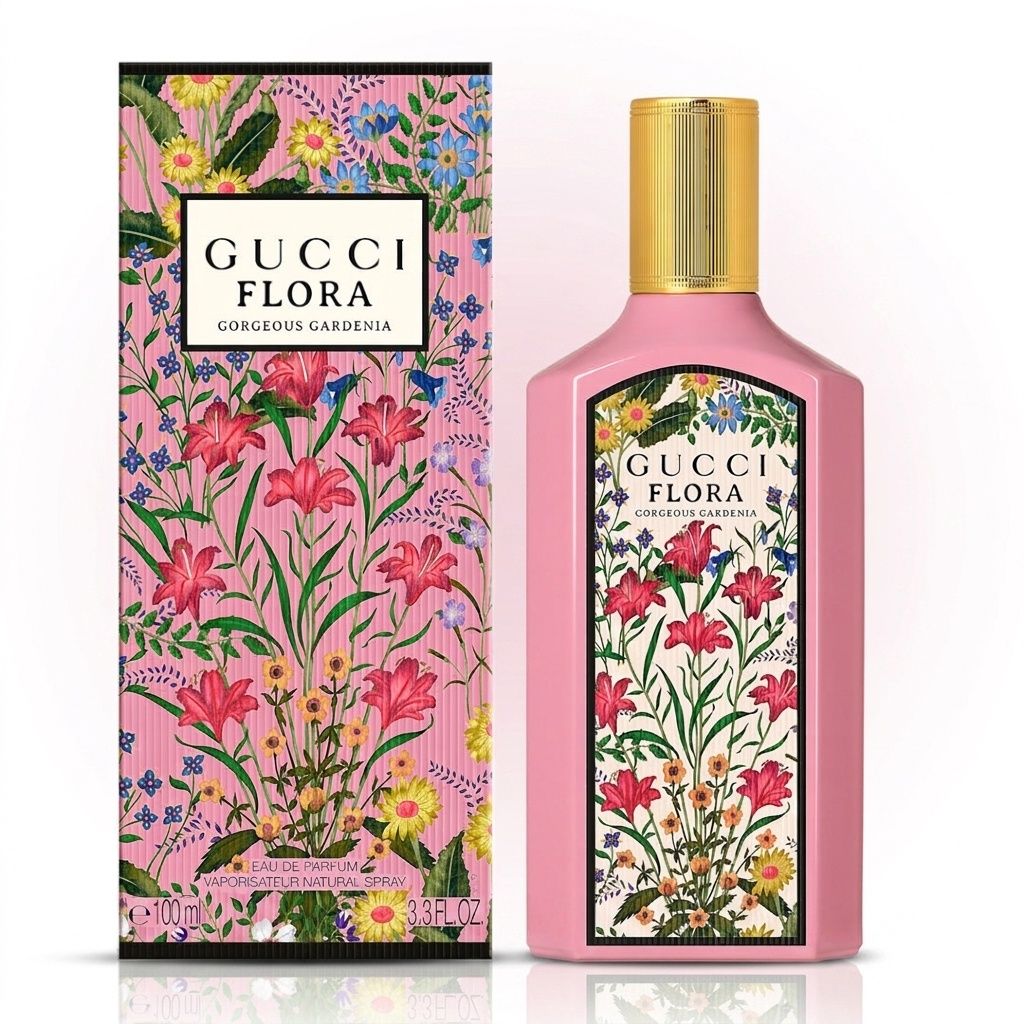 Gucci Flora Gorgeous Gardenia 100 Ml - Floral Fruity Women'S Perfume Sweet Elegant Luxury Long Lasting Fragrance Gucci