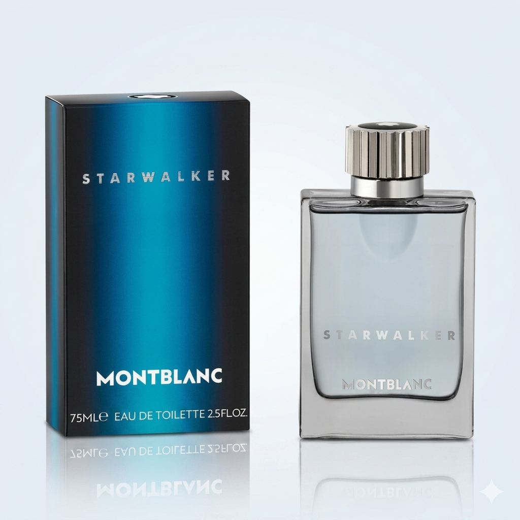 Mont Blanc Star Walker 75Ml - Fresh Woody Spicy Men'S Perfume Clean Elegant Daily Wear Long Lasting Fragrance Mont