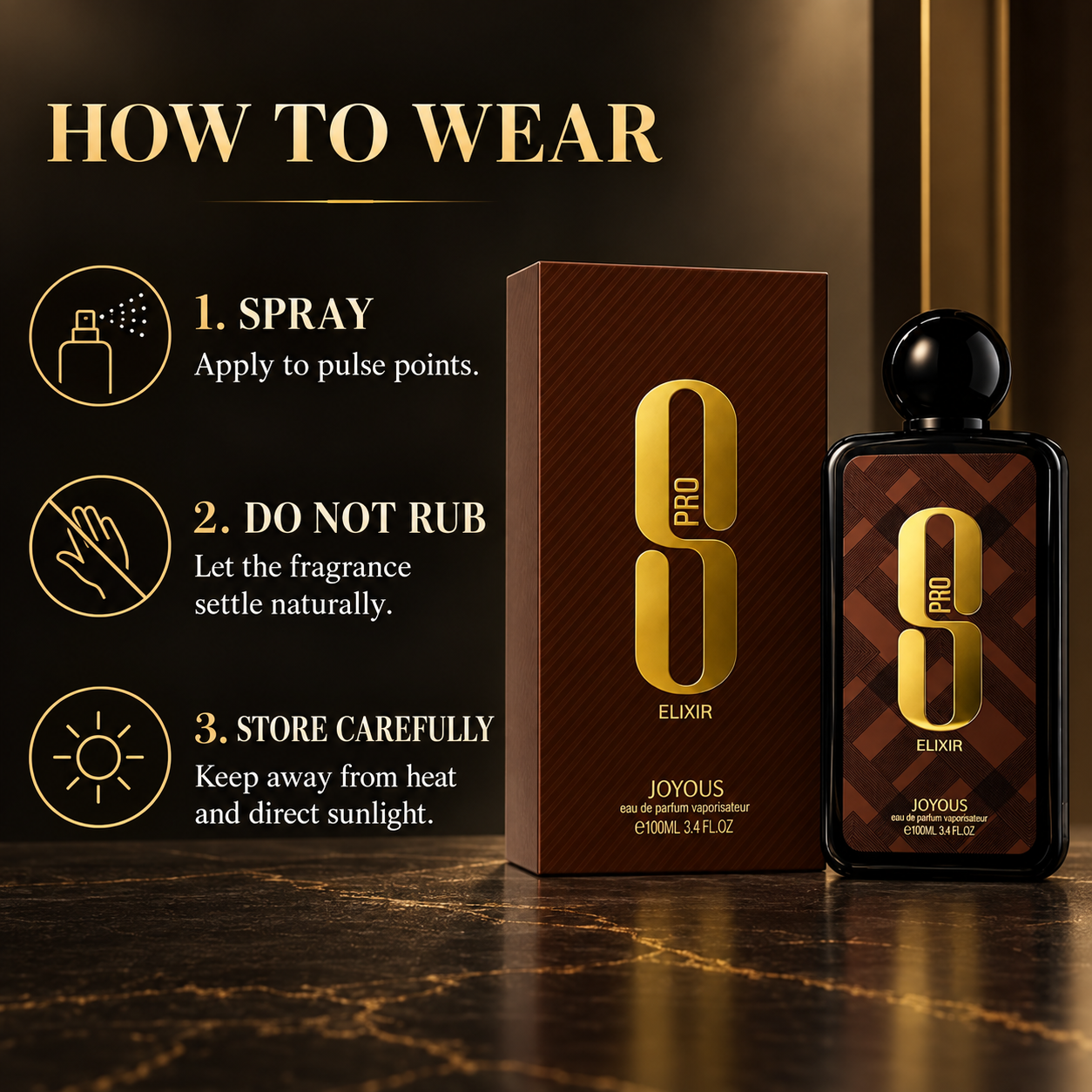 Joyous 8 Pro Elixir Eau de Parfum 100ml Joyous
