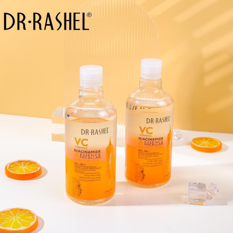 Dr.Rashel Vitamin C Niacinamide & Essence Micellar Cleansing Water - 350ml Glo Arabia
