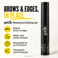 got2b Glued 4 Brows & Edges Waterproof 2-in-1 Styling Gel - 16 ml