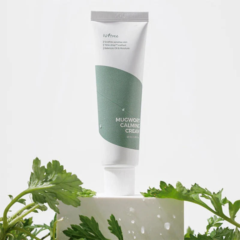 Isntree Mugwort Calming Cream 50 ml - Soothing Facial Moisturizer
