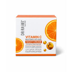 Dr. Rashel Vitamin C Brightening Night Cream 50g - Professional Skin Care Treatment For Hydration, Brightening, Smoothness And Daily Beauty Routine