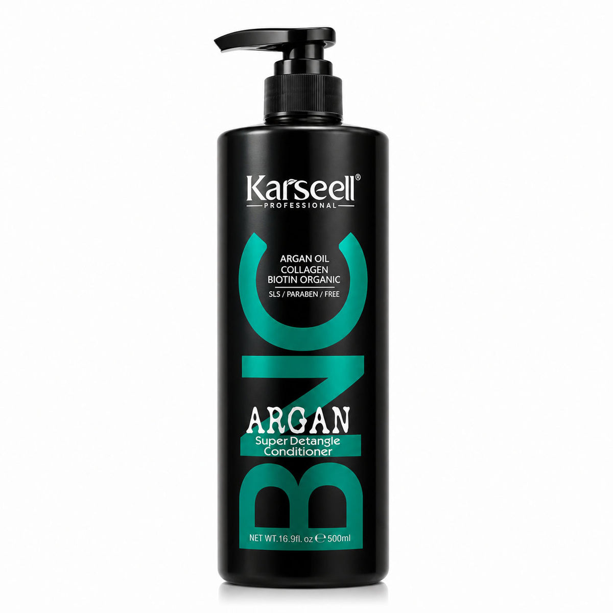 Karseell Professional Argan Biotin Conditioner 500 ml - Nourishing Conditioner with Argan and Biotin for Dry Damaged Hair