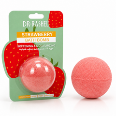 Dr. Rashel Strawberry Bath Bomb - 100g - Relaxing Fizzing Bath Bomb Body Care Aromatic Spa Bath Soak