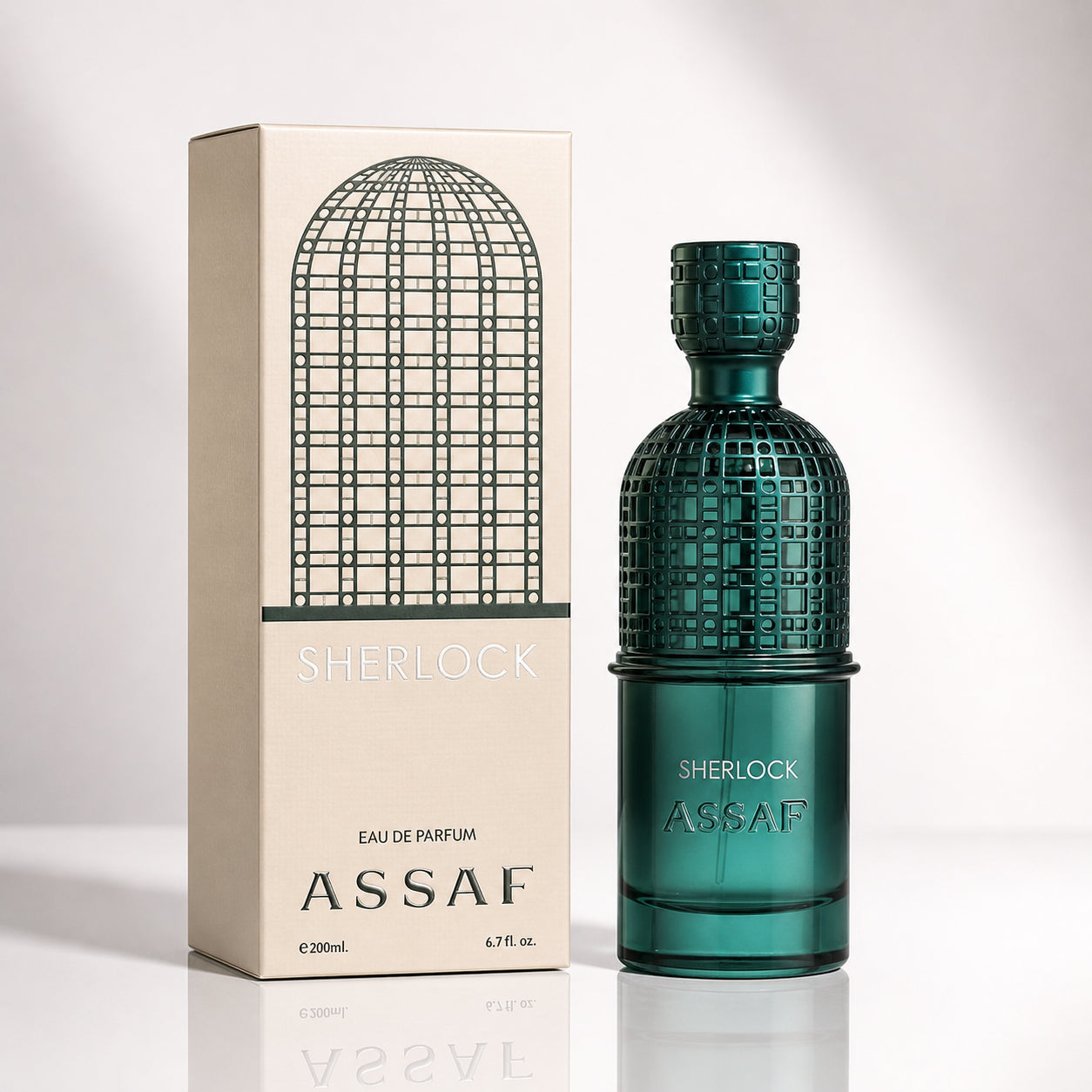 Sherlock Assaf - Woody Spicy Men Eau De Parfum Elegant Mysterious Long Lasting Fragrance Sherlock