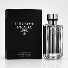 Prada L Homme 100Ml - Clean Powdery Woody Men'S Perfume Elegant Soft Luxury Long Lasting Fragrance Prada